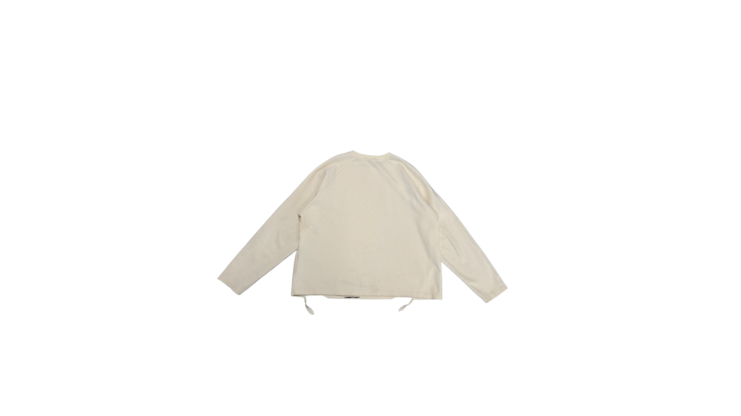 Distressed Waffle Long Sleeve