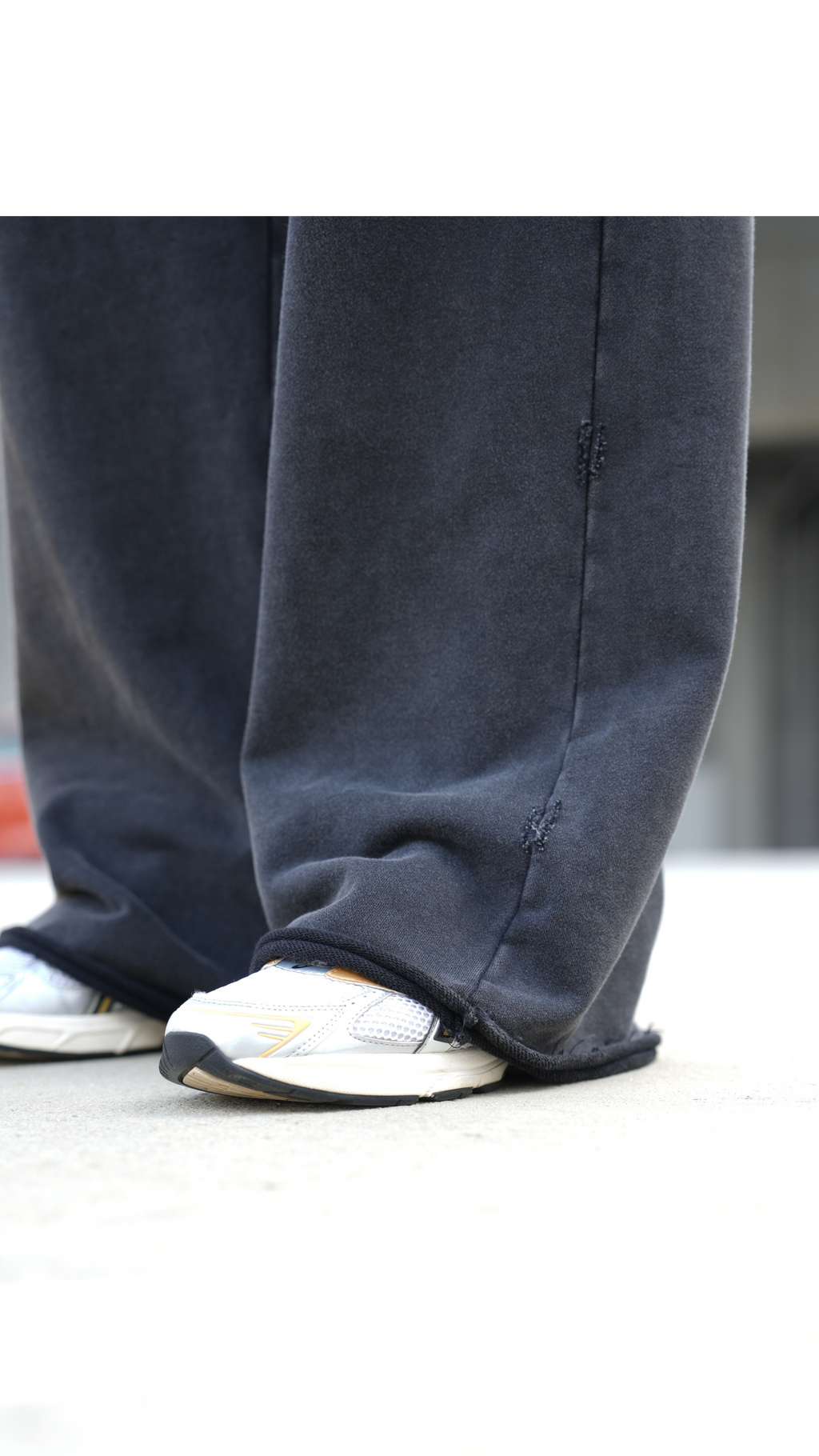 Washed Wide Leg Baggy Sweatpants