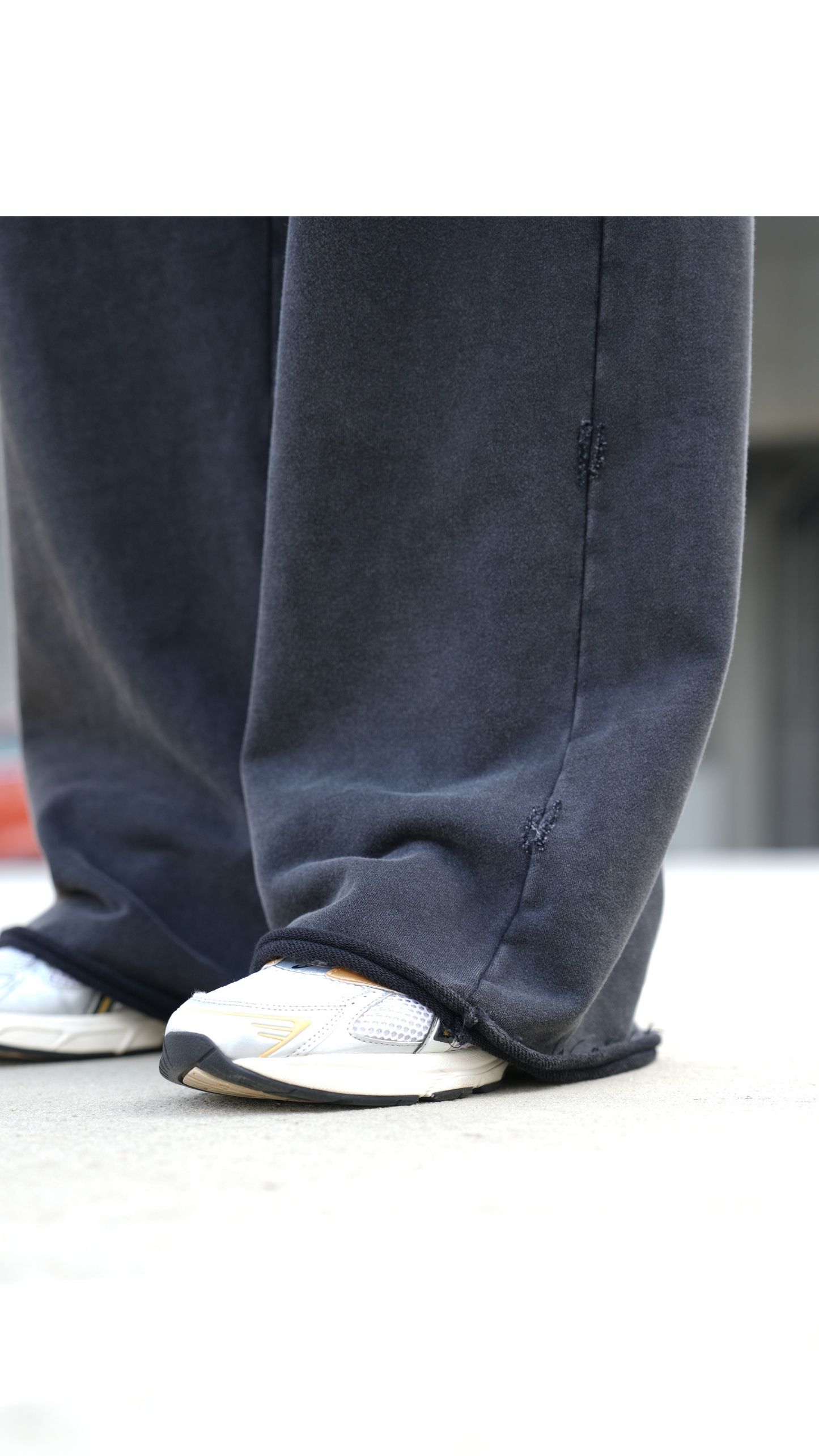 Washed Wide Leg Baggy Sweatpants
