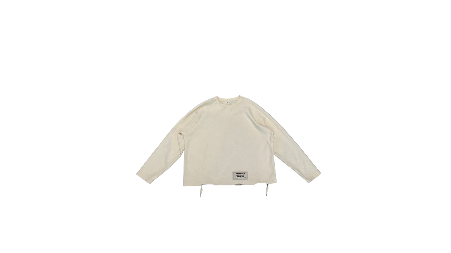 Distressed Waffle Long Sleeve