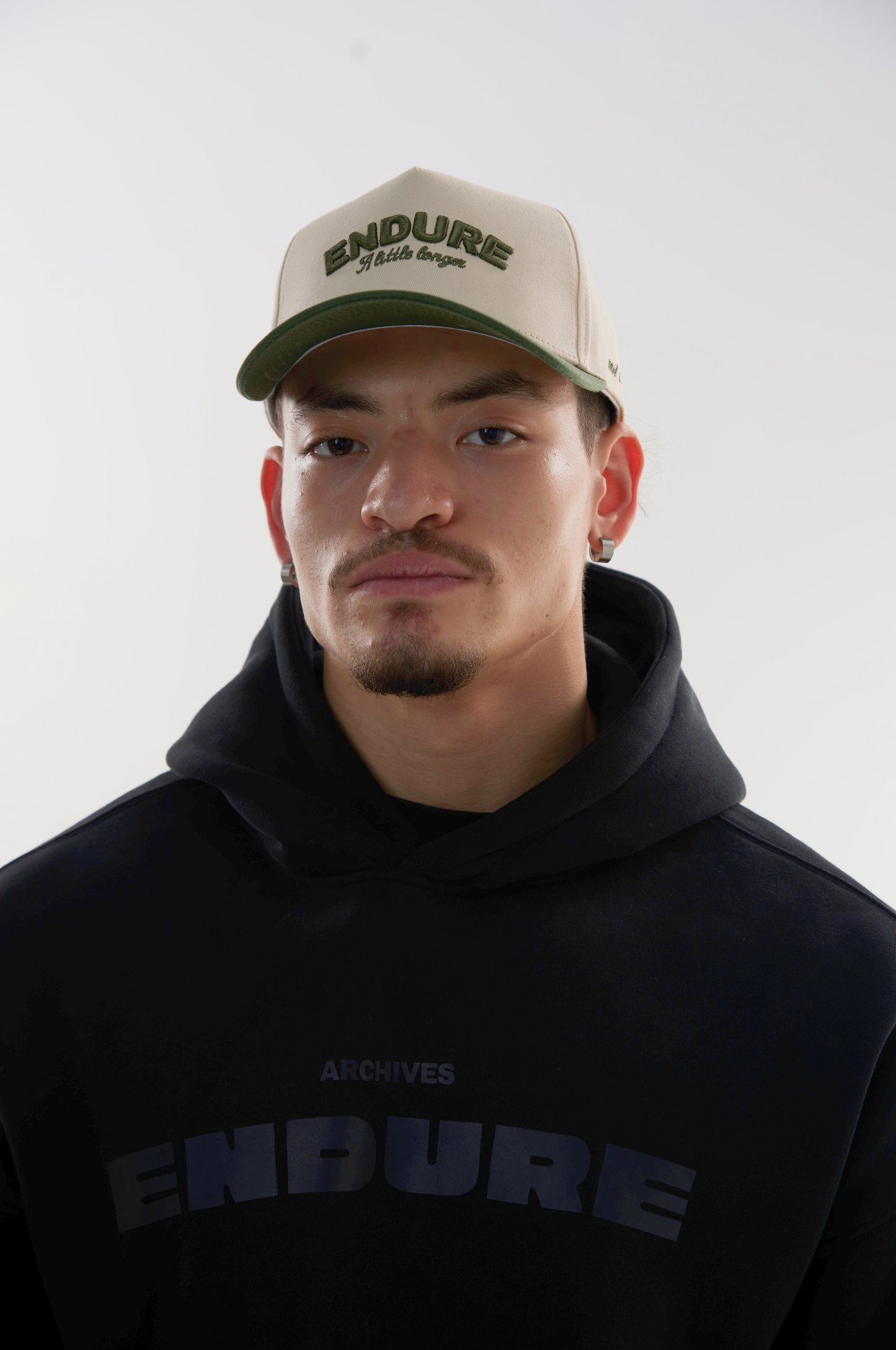 ENDURE Green & Cream Baseball Hat